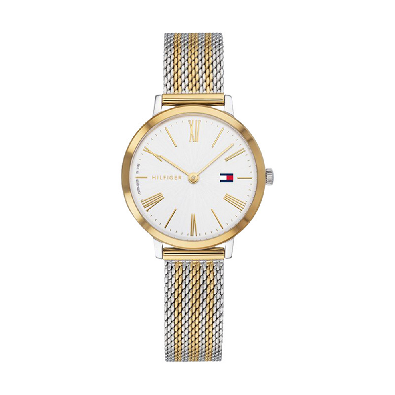 tommy hilfiger two tone watch