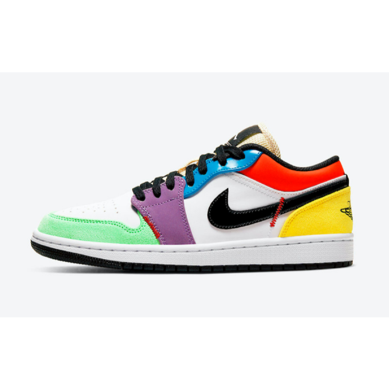 air jordan 1 low multi color