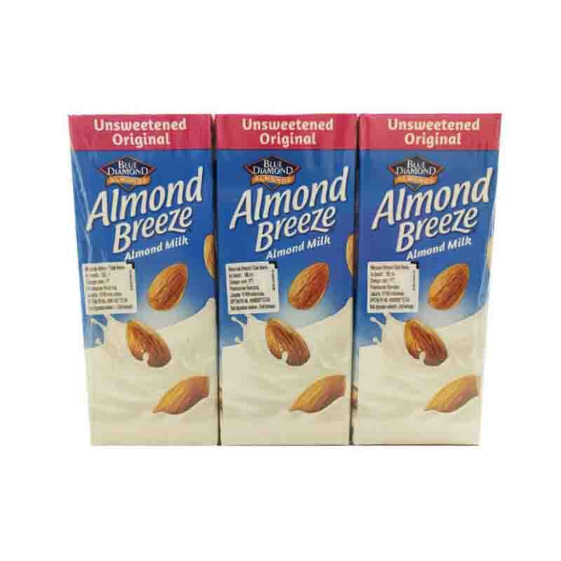 blue diamond almond breeze unsweetened original almondmilk