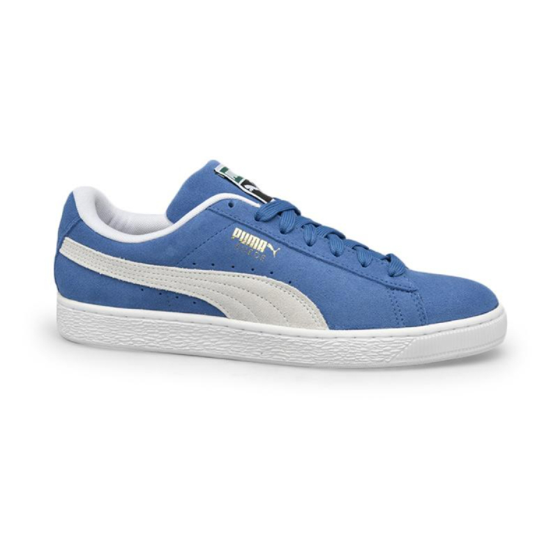 puma blue white shoes