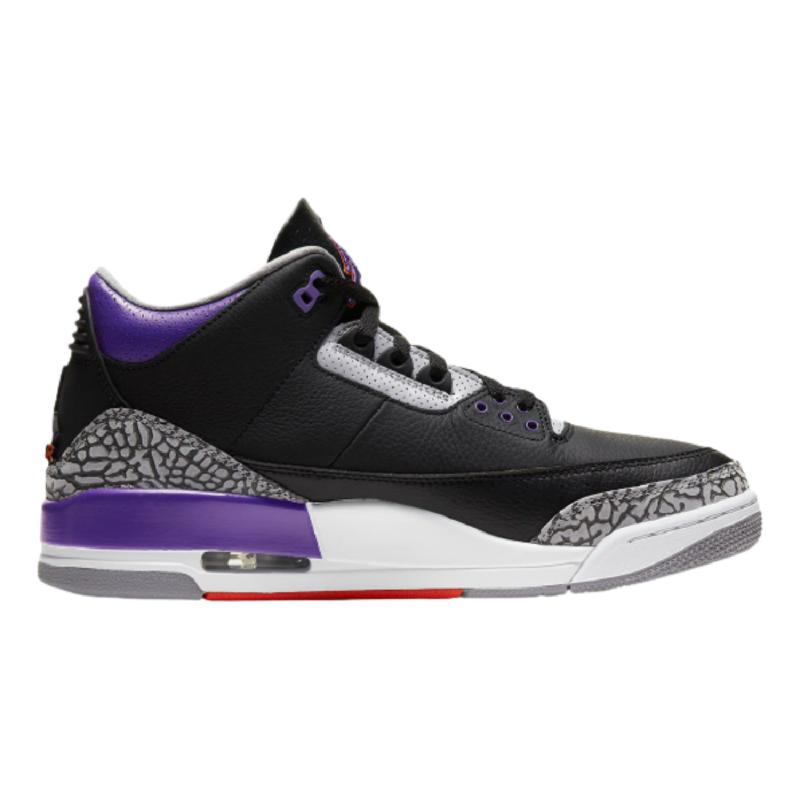 black purple 3s