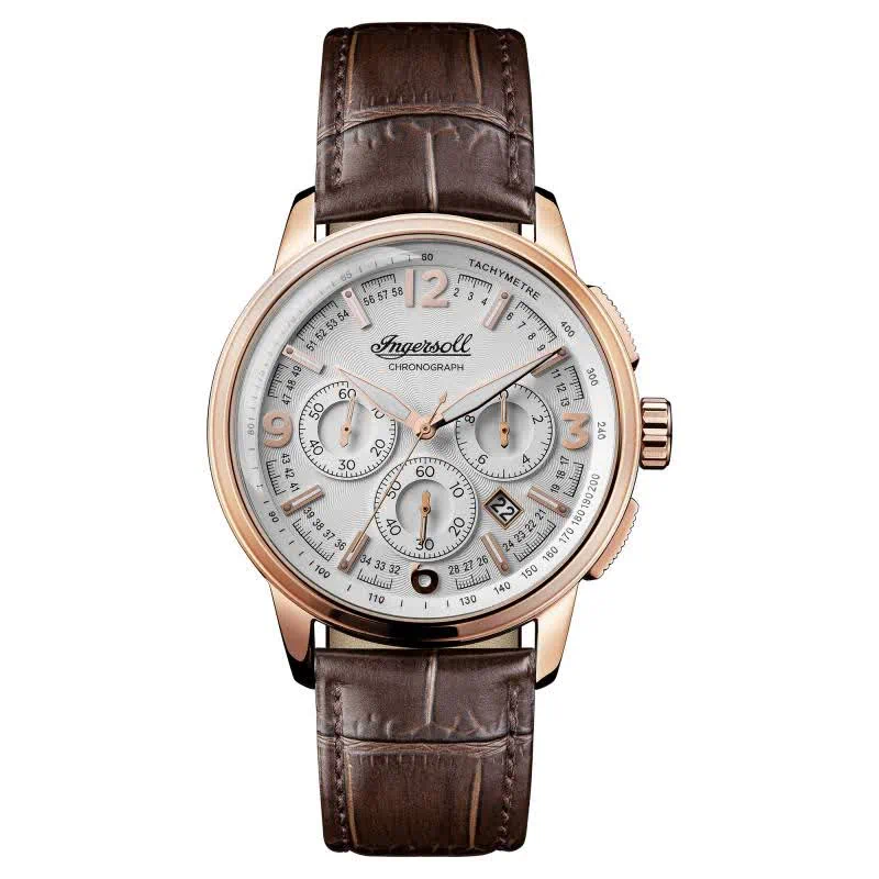 Ingersoll I00101 The Regent Chronograph Tachymeter Jam Tangan Pria