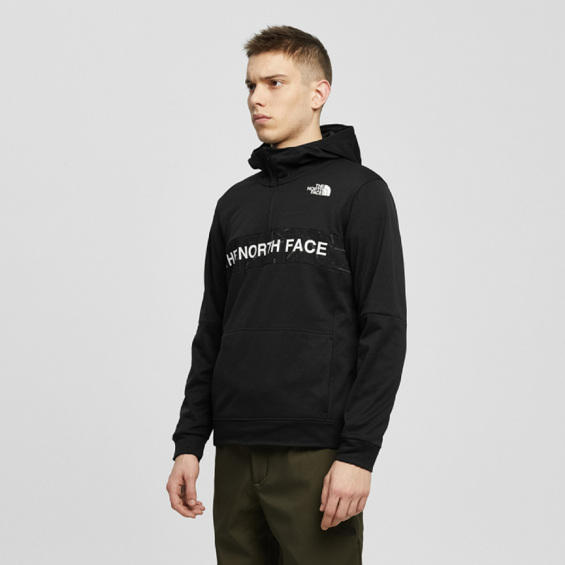 the north face zip jumper