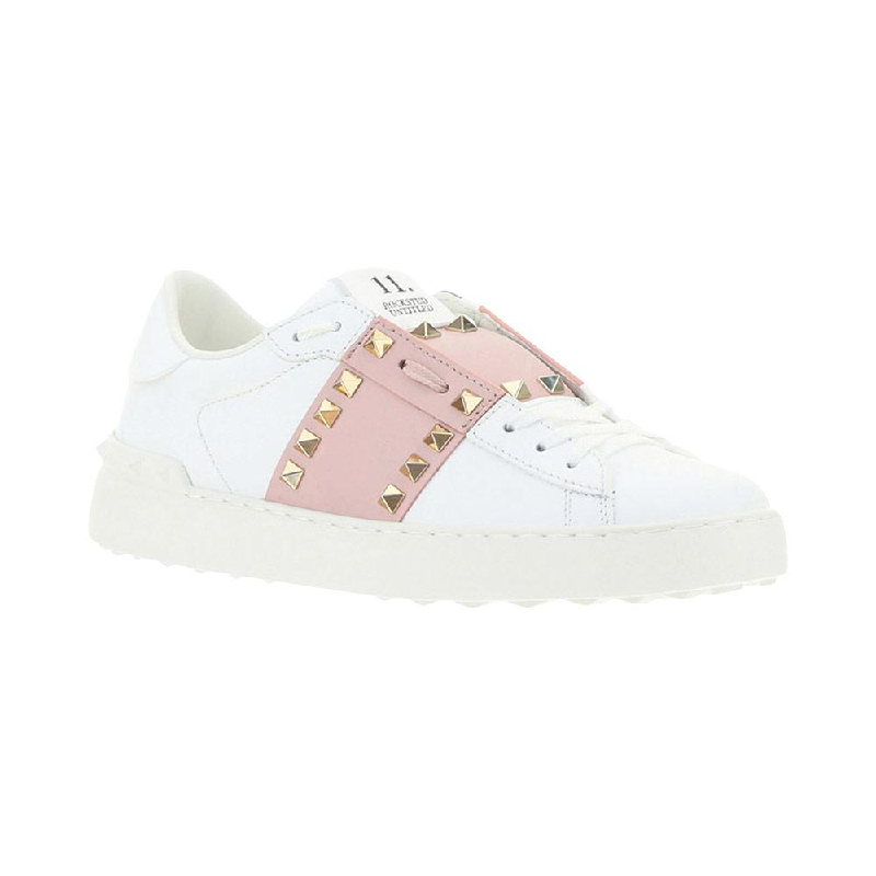 valentino garavani rockstud untitled leather sneakers