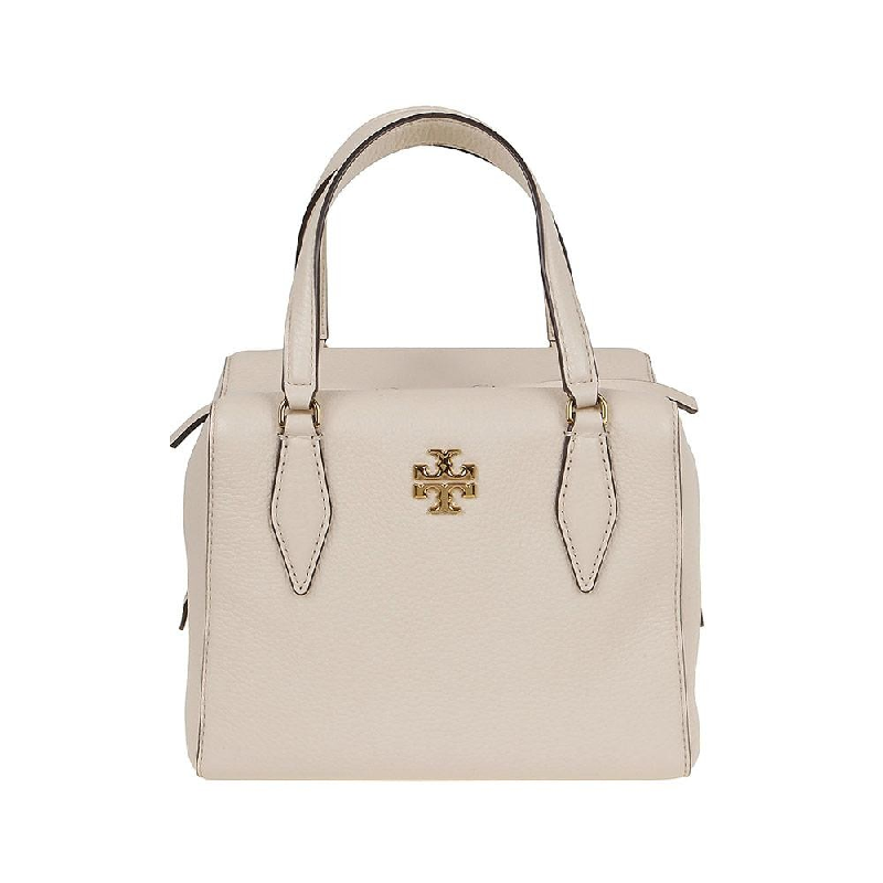 Tory Burch Kira Pebbled Small Satchel New Cream Ghw | iStyle