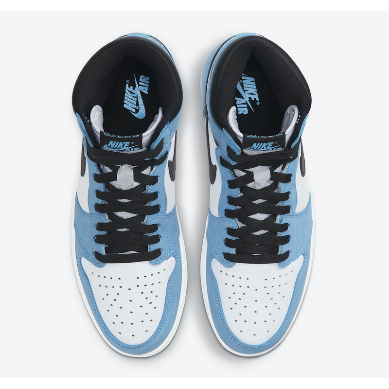 jordan retro 1 high white university blue