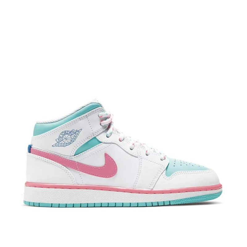 jordan 1 white pink green soar