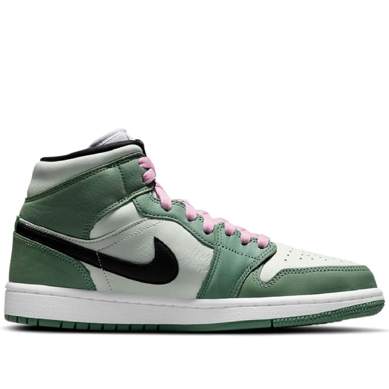 green mid air jordan 1